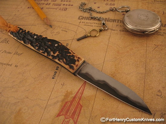 Hiroaki Ohta - Large Stag Friction Folder ~ Neck Sheath - Image 6