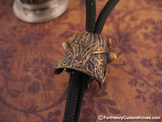 Michael Zieba - Lim Edition - Ancient Samurai Cast Bronze Bead - Image 4