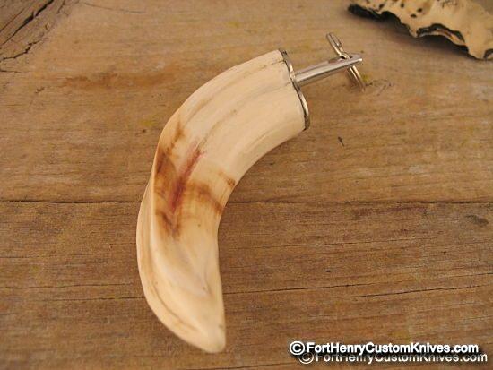 George Muller - Boar Warthog Tusk Keychain