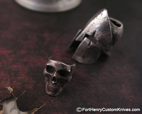 Michael Zieba - Custom - 1 of 1 ~ Cast Silver Spartan Bead - 2 sizes - Image 3