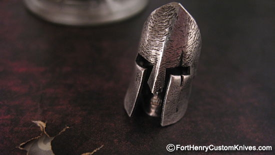 Michael Zieba - Custom - 1 of 1 ~ Cast Silver Spartan Bead - 2 sizes - Image 2