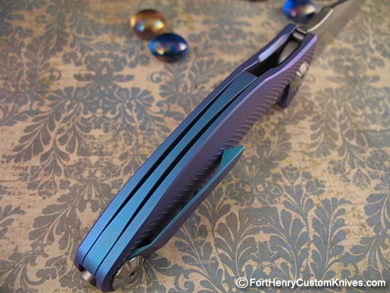 Rike Knife - Custom Anodized 1503 - M390 - Image 4