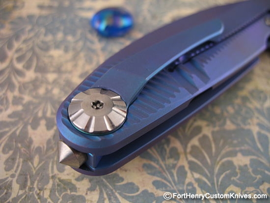 Rike Knife - Custom Anodized 1503 - M390 - Image 3