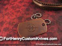 Steel Flame - Copper Dogtag