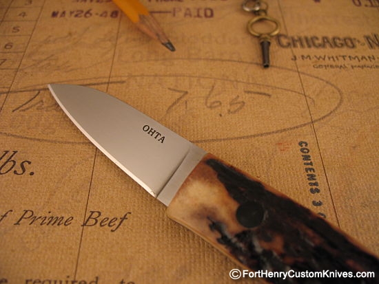 Hiroaki Ohta - Gentleman's Stag Belt Knife - Image 3