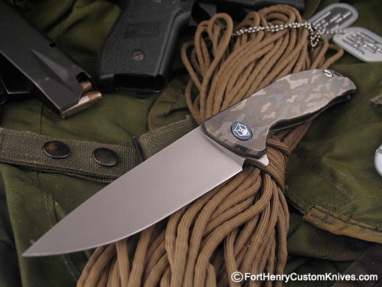Shirogorov Knives - F95 Flipper - M390 (Camo)