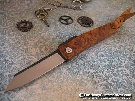 Hiroaki Ohta - Large Friction Folder (Buckeye Burl)
