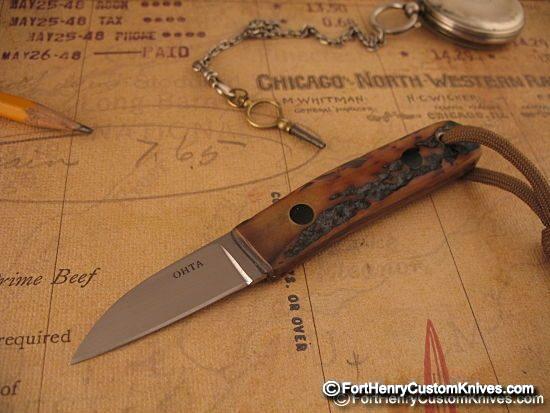 Hiroaki Ohta - Gentleman's Stag Belt Knife