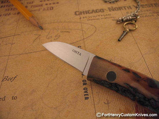 Hiroaki Ohta - Gentleman's Stag Belt Knife - Image 4