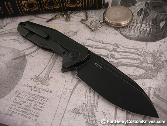 Rike Knife - 1504B - S35VN Blackwash - Image 4