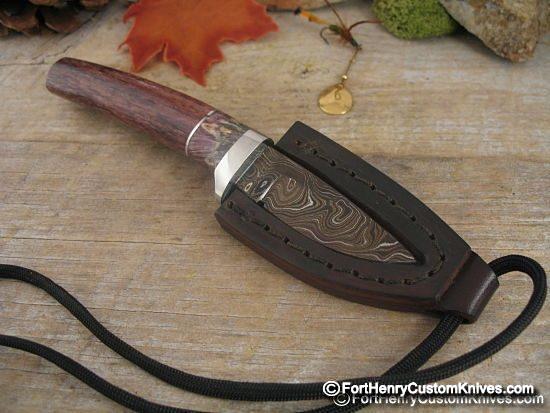 Herb Derr - NEW Neck Knife w/Mag Sheath