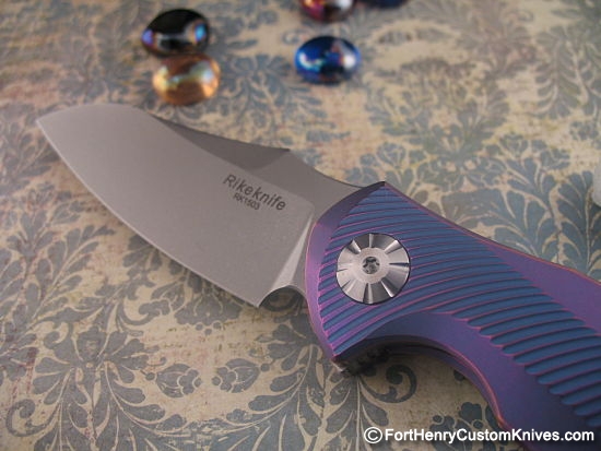 Rike Knife - Custom Anodized 1503 - M390 - Image 6