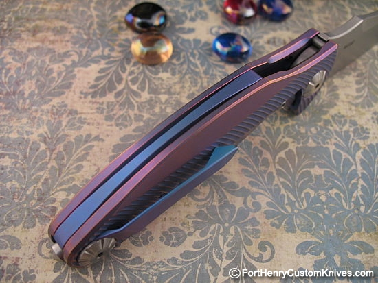 Rike Knife - Custom Anodized 1503 - M390 - Image 5