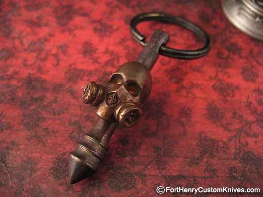 Michael Zieba - Lim Edition - Bronze Bead Keeper Keychain