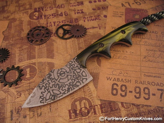 Alan Folts - Titanium Carved Harpoon Minimalist - Image 2