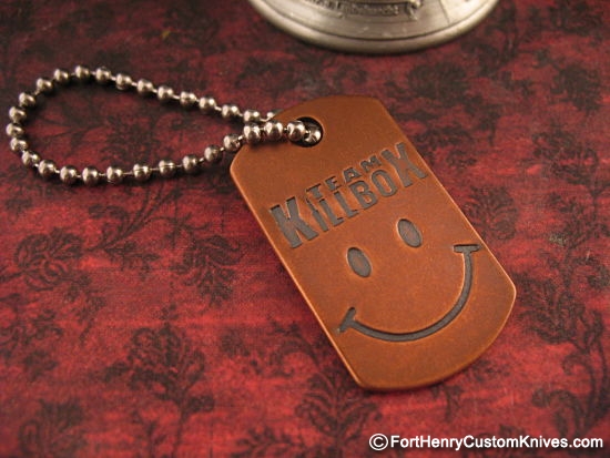 Steel Flame - Copper Dogtag - Team Killbox