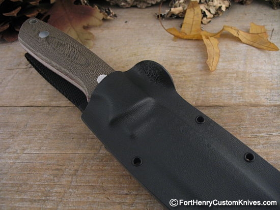 Bob Dozier - Custom Wilderness - (Exp Handle) - Green Micarta - Image 7