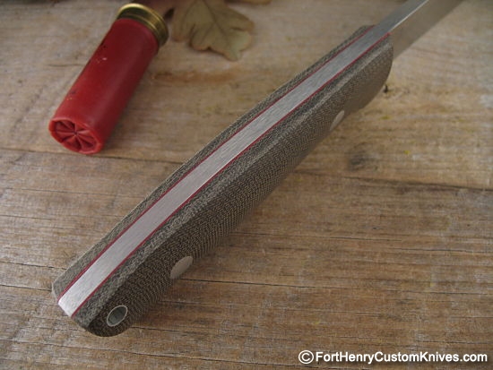 Bob Dozier - Custom Wilderness - (Exp Handle) - Green Micarta - Image 4