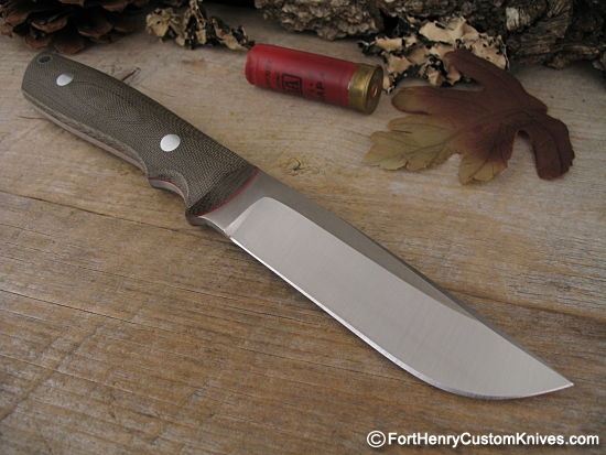 Bob Dozier - Custom Wilderness - (Exp Handle) - Green Micarta - Image 6
