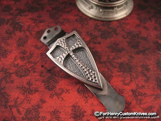 Emerson / Steel Flame - XL Crusader Clip - Silver