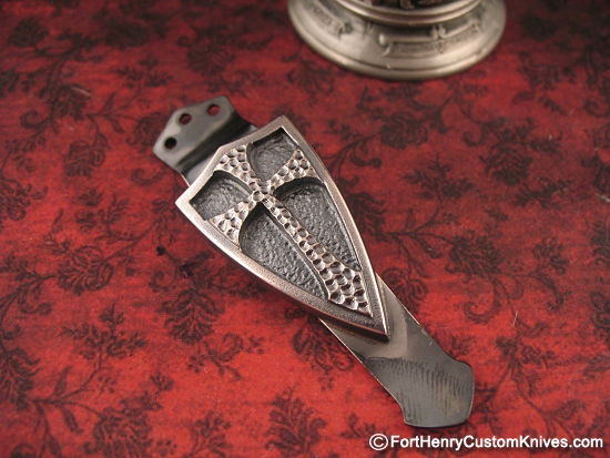 Emerson / Steel Flame - XL Crusader Clip - Silver