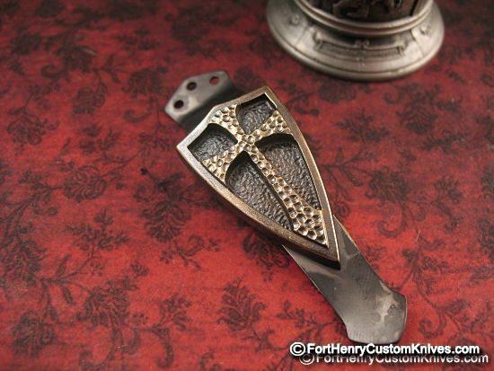 Emerson / Steel Flame - XL Crusader Clip - Bronze