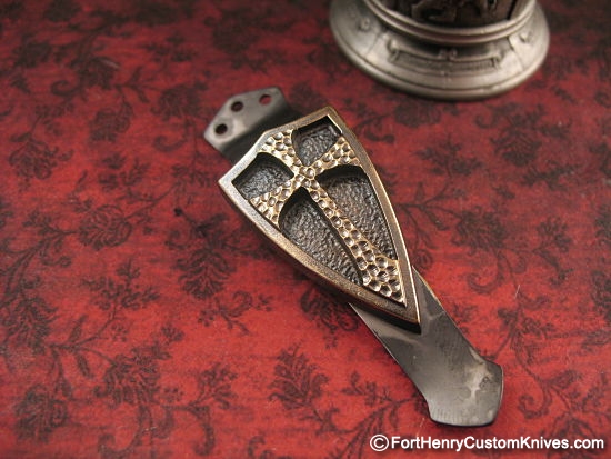 Emerson / Steel Flame - XL Crusader Clip - Bronze