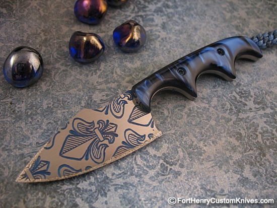 Alan Folts - Rare Titanium Carved Harpoon Minimalist - Image 4