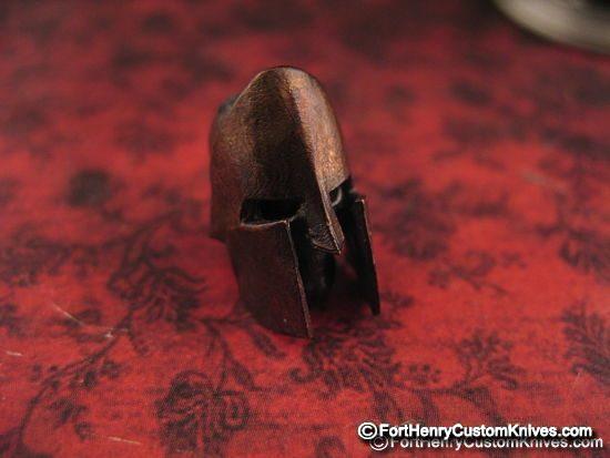 Michael Zieba - Small Bronze Spartan Bead