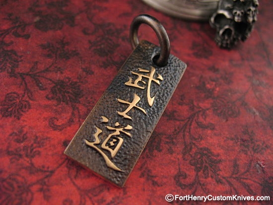 Steel Flame - Bushido Pendant - One Off