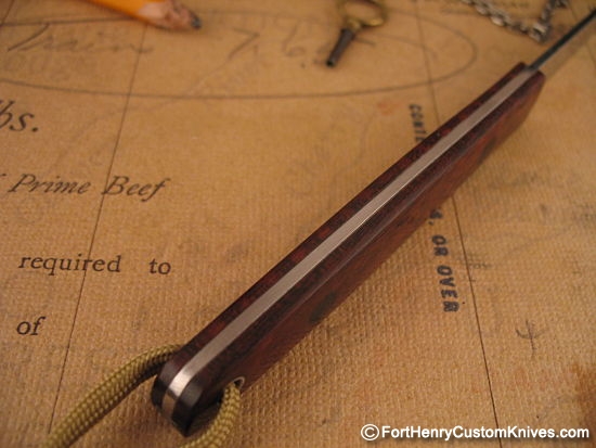 Hiroaki Ohta - Rare Snakewood Gentleman's Belt Knife - Image 4