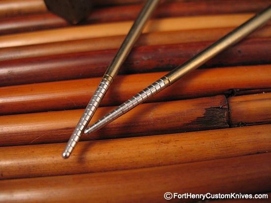 Steve Kelly - Ti Sushi Chopsticks - Blue Fade - Image 5