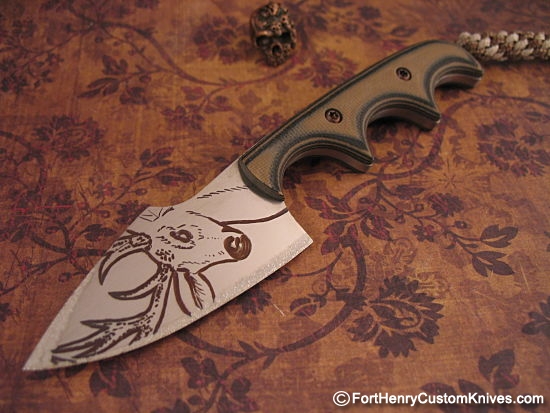 Alan Folts - Rare Titanium Carved Harpoon Minimalist - Image 5