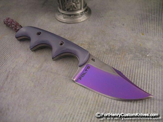 Alan Folts - Titanium Carved Bowie Minimalist