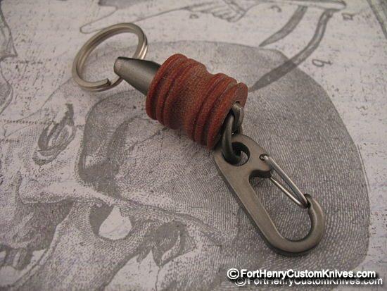 Patrick Ober - Floating Lantern Micarta/Ti Keychain
