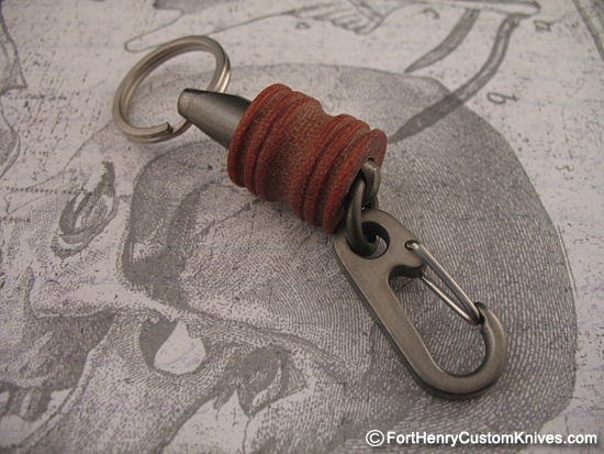 Patrick Ober - Floating Lantern Micarta/Ti Keychain