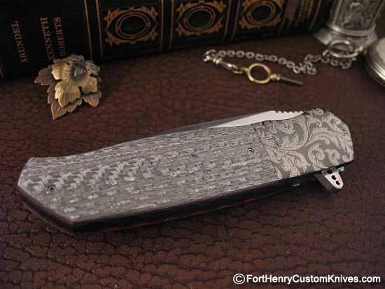 Andre Thorburn - Large Engraved Gentleman's Flipper - Image 2