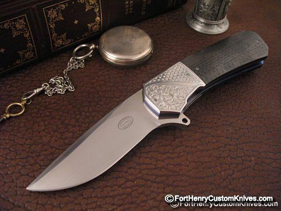 Herucus Blomerus - Large Engraved Gentlemans Flipper