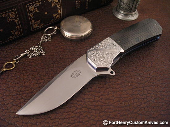 Herucus Blomerus - Large Engraved Gentlemans Flipper