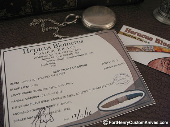 Herucus Blomerus - Large Engraved Gentlemans Flipper - Image 10