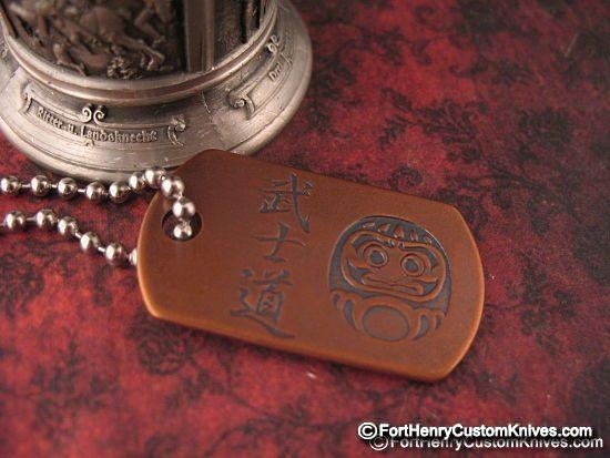 Steel Flame - Copper Dogtag