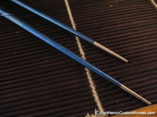 Steve Kelly - Ti Sushi Chopsticks - Deep Sea Blue - Image 6