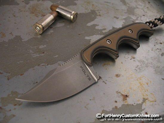 Alan Folts - Tactical Bowie Minimalist w/Free Belt Clip