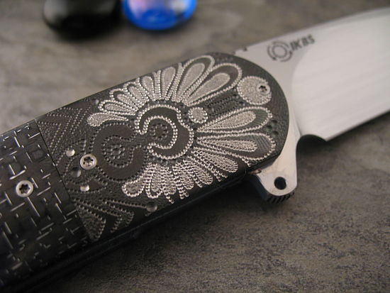 Andre Thorburn - Engraved Gentleman's Flipper - Zirc Bolster - Image 7