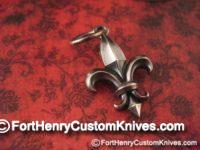 Steel Flame - Fleur De Lis Pendant