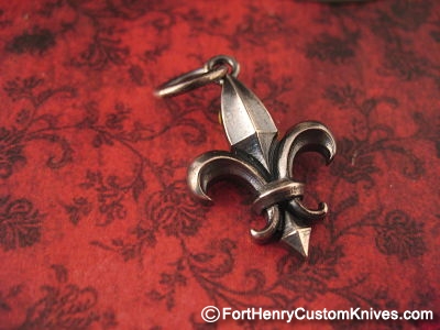 Steel Flame - Fleur De Lis Pendant