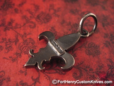 Steel Flame - Fleur De Lis Pendant - Image 3