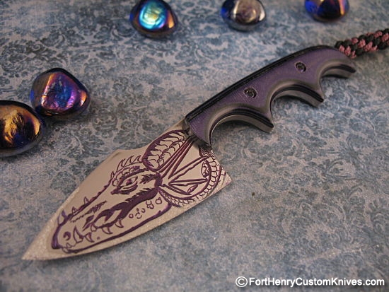 Alan Folts - Rare Titanium Carved Harpoon Minimalist - Image 4