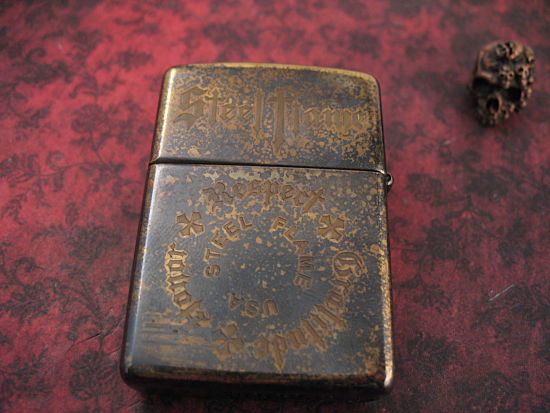 Steel Flame - Crusader/Flag Zippo - Image 3