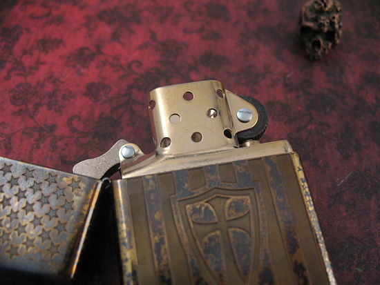 Steel Flame - Crusader/Flag Zippo - Image 4